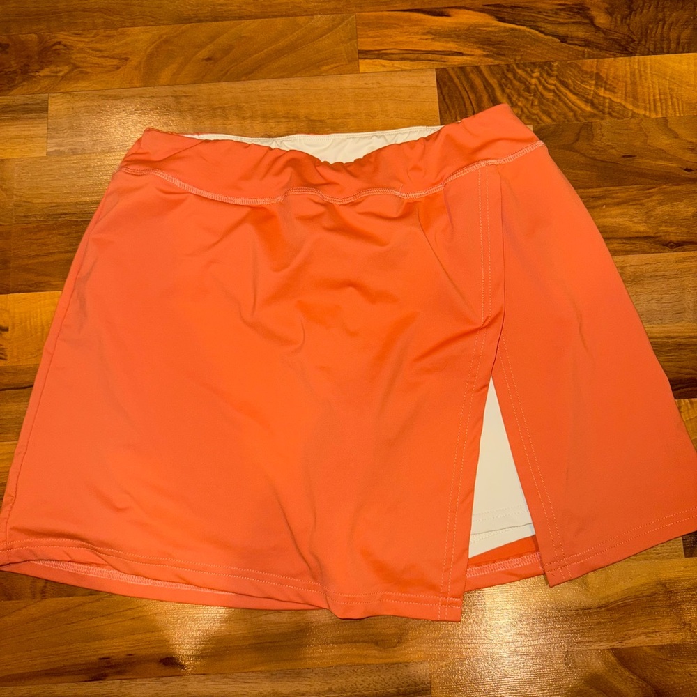 Life‎ integrity earth women’s skort orange SZ L workout athleisure